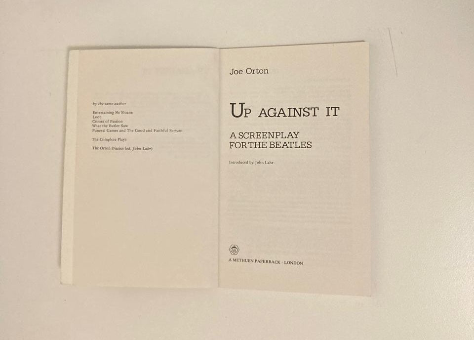 Up against it - Joe Orton