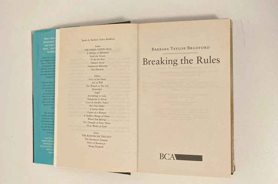 Breaking the rules - Barbara Taylor Bradford (Emma Harte Saga #7)