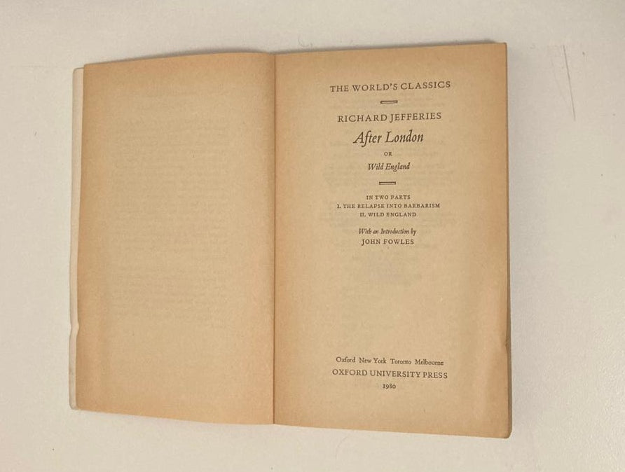 After England or wild England - Richard Jefferies