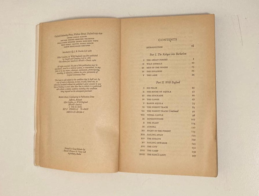 After England or wild England - Richard Jefferies