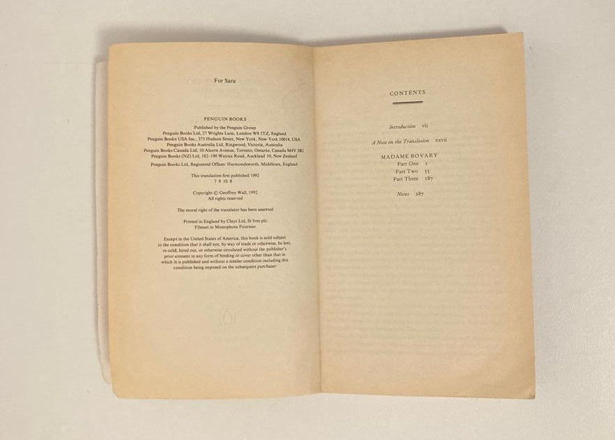 Madame Bovary - Gustave Flaubert
