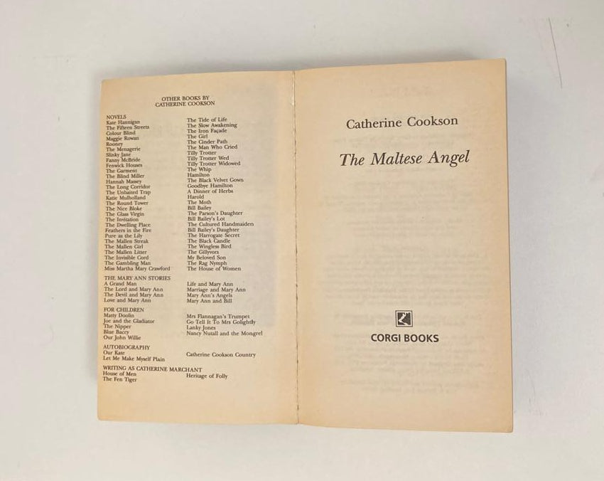 The Maltese angel - Catherine Cookson