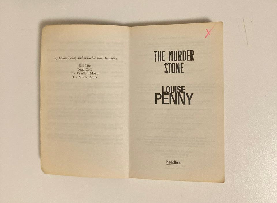 The murder stone - Louise Penny (Chief Inspector Armand Gamache #4)