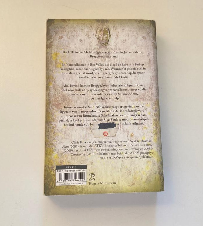 Die afreis van Abel Lotz - Chris Karsten (Abel-trilogie #3; First edition)