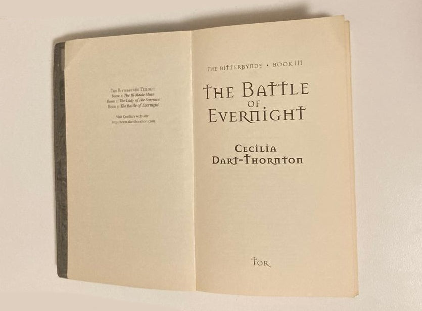 The battle of Evernight - Cecilia Dart-Thornton (The Bitterbynde series #3)