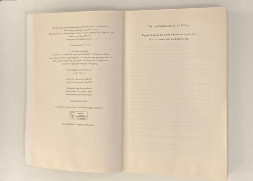 Grensgeval - Marita van der Vyver (First edition)