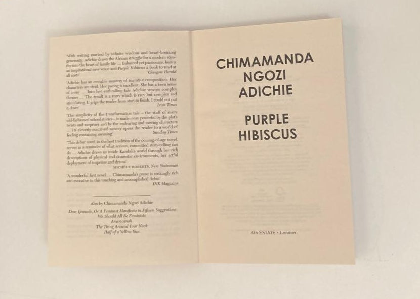 Purple hibiscus - Chimamanda Ngozi Adichie