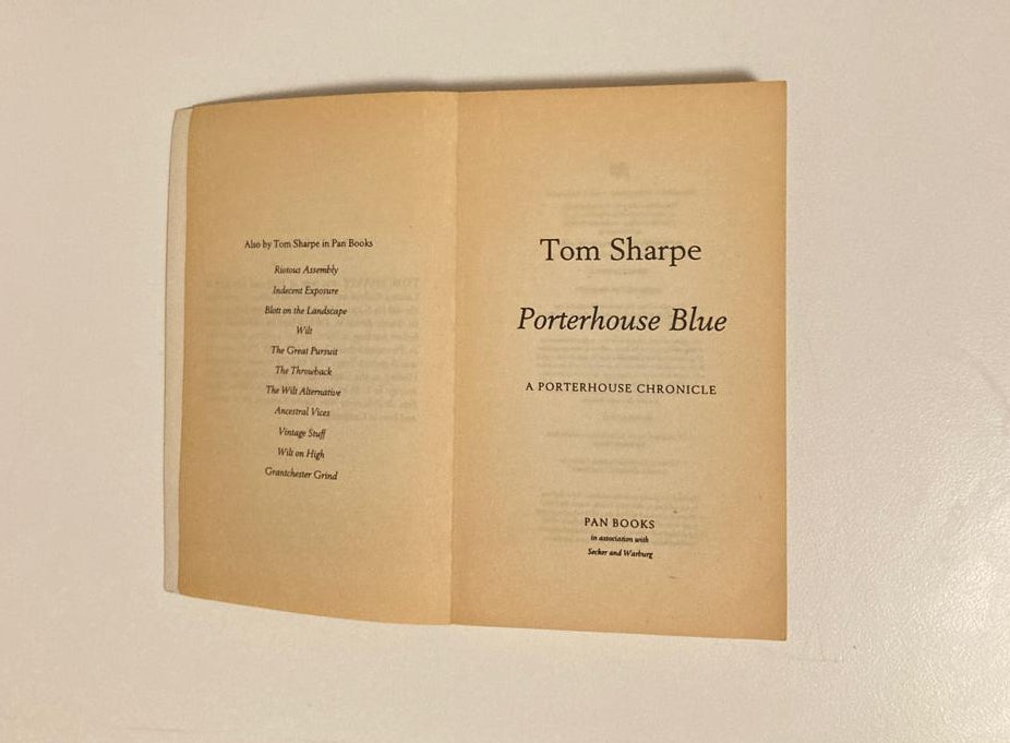 Porterhouse blue - Tom Sharpe