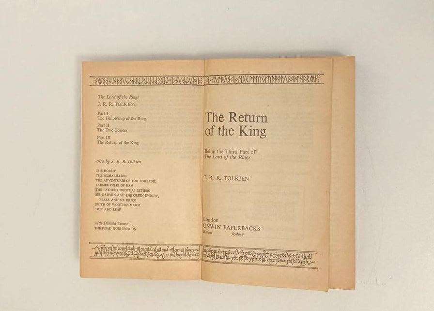 The return of the king - J.R.R. Tolkien (The lord of the rings #3)