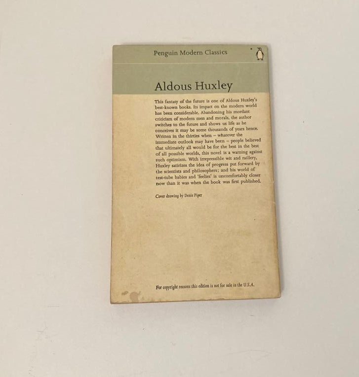 Brave new world - Aldous Huxley
