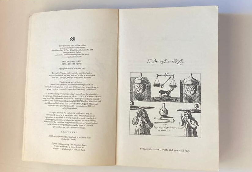 The apothecary's house - Adrian Mathews (First edition)