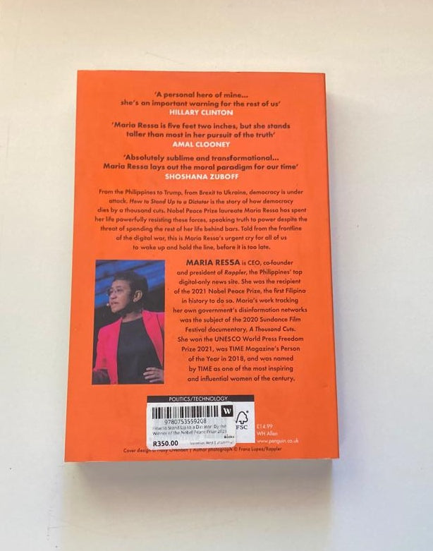 How to stand up to a dictator - Maria Ressa (First edition)