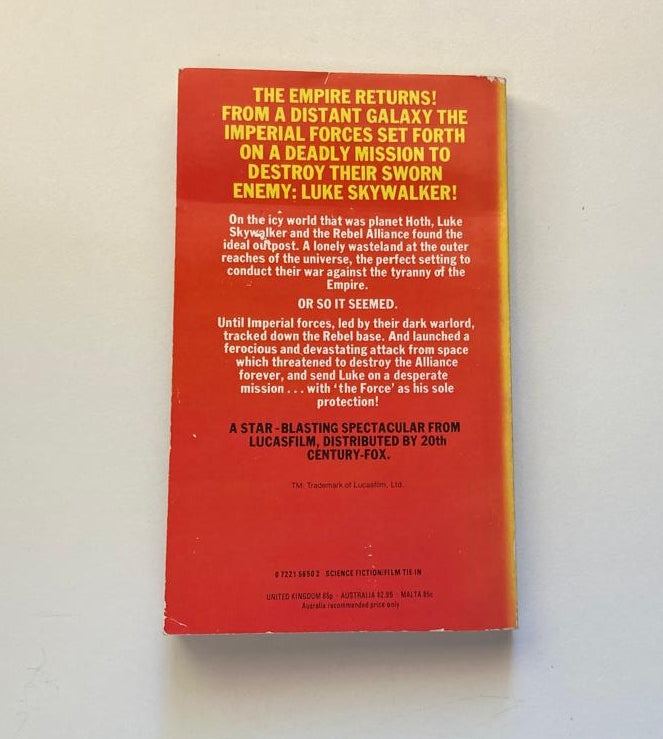 Star Wars: The empire strikes back - Donald F Glut (Star Wars Novelizations #5)