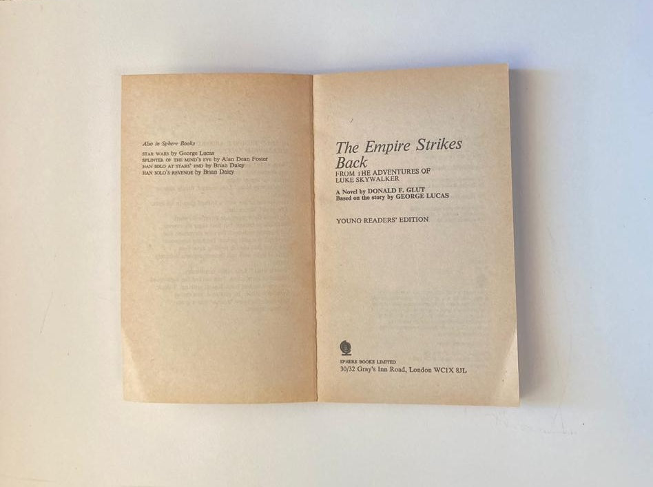 Star Wars: The empire strikes back - Donald F Glut (Star Wars Novelizations #5)