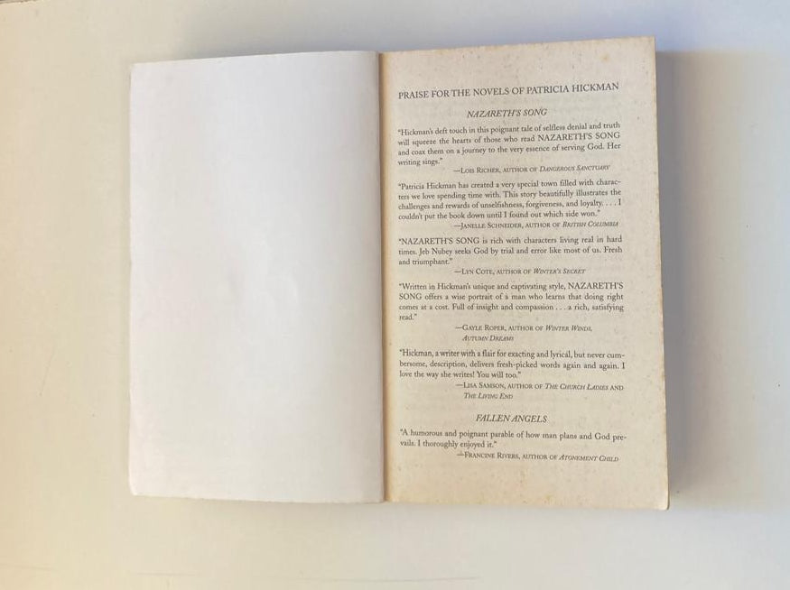 Nazareth's song - Patricia Hickman (Millwood Hollow #2)