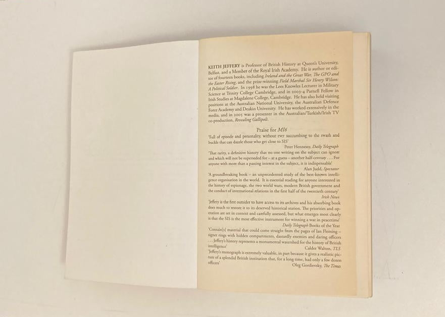 M16: The history of the secret intelligence service (1909 - 1949) - Keith Jeffery