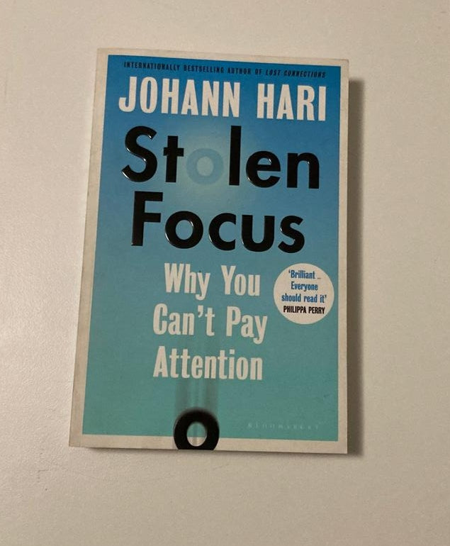 Stolen focus: Why you can't pay attention - Johann Hari