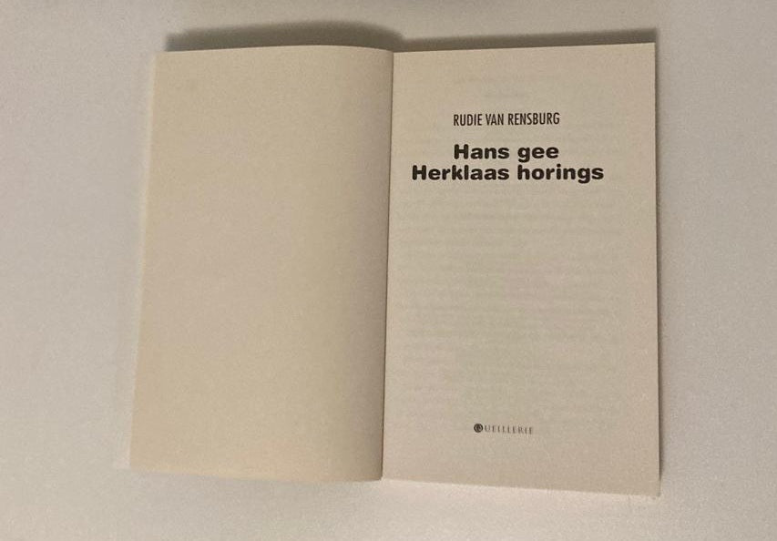 Hans gee Herklaas horings - Rudie van Rensburg