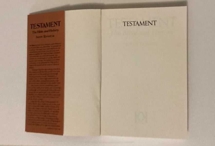 Testament: The Bible and history - John Romer