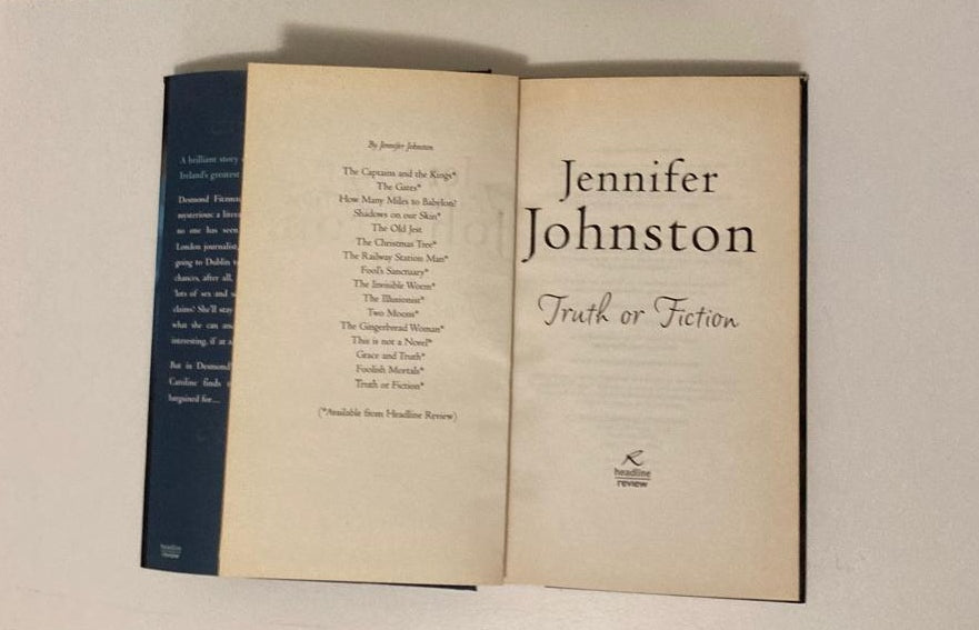 Truth or fiction - Jennifer Johnston