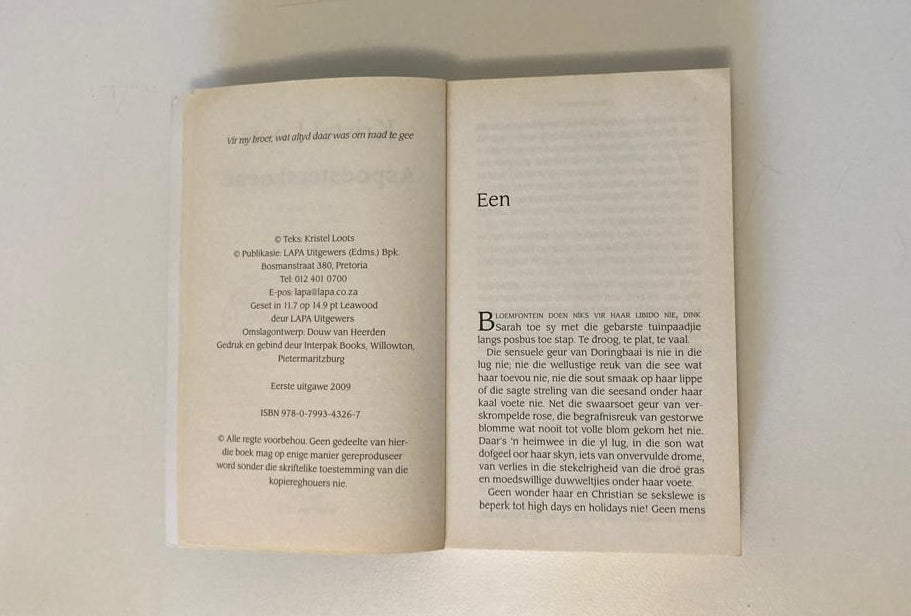 Aspoesterskoene - Kristel Loots (First edition)