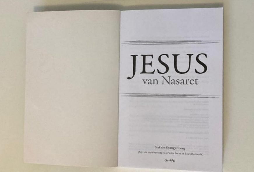 Jesus van Nasaret - Sakkie Spangenberg (First edition)