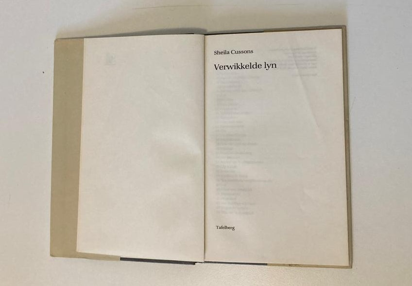 Verwikkelde lyn - Sheila Cussons (First edition)