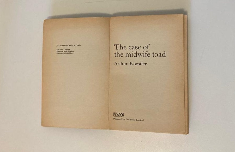 The case of the midwife toad - Arthur Koestler