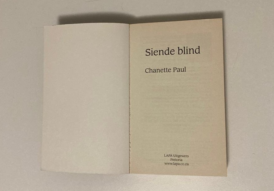 Siende blind - Chanette Paul