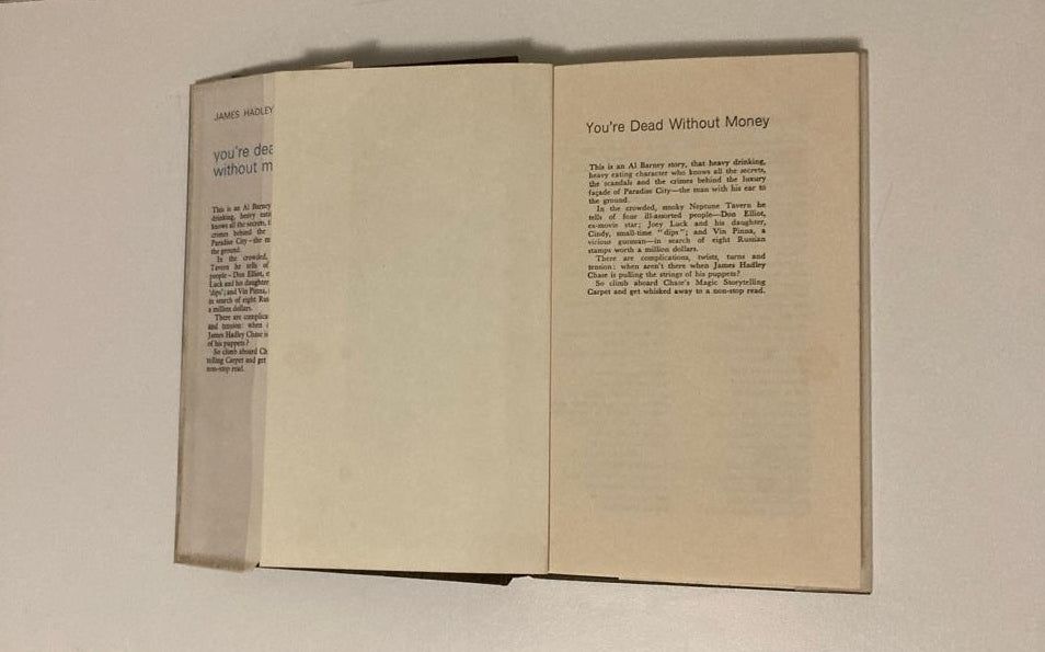 You're dead without money - James Hadley Chase