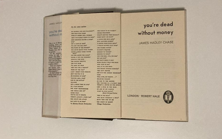 You're dead without money - James Hadley Chase