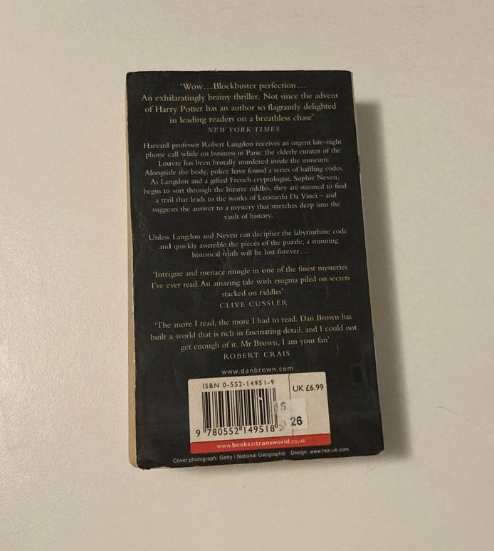 The Da Vinci code - Dan Brown (Robert Langdon #2)
