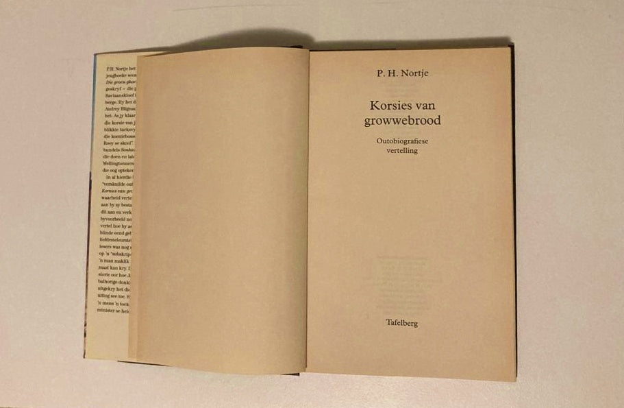 Korsies van growwebrood - P.H. Nortje (First edition)