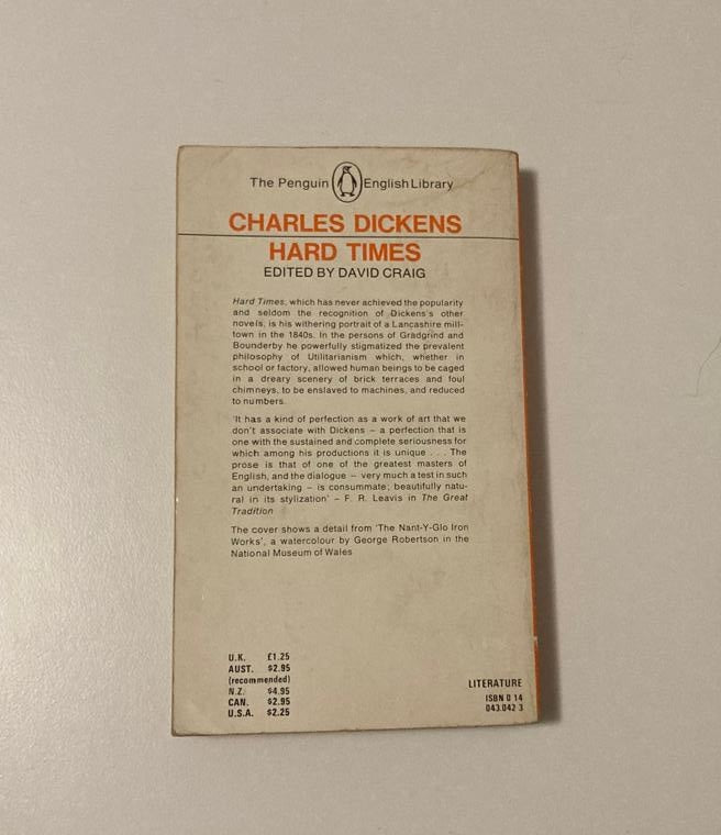 Hard times - Charles Dickens