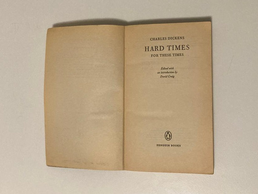 Hard times - Charles Dickens
