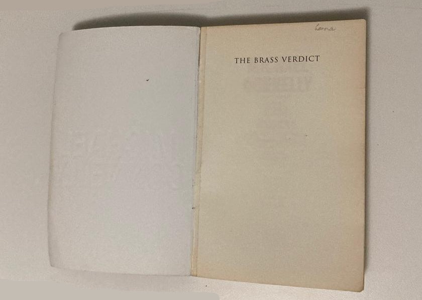 The brass verdict - Michael Connelly (First UK edition; The Lincoln Lawyer #2)