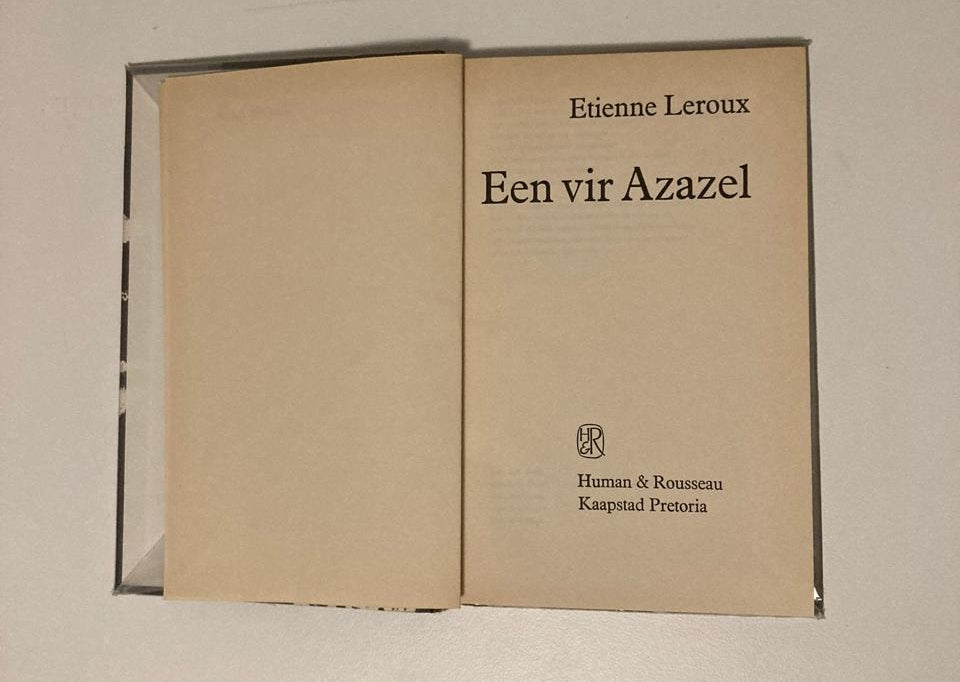 Een vir Azazel - Etienne Leroux