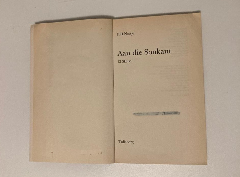 Aan die sonkant - P.H. Nortje