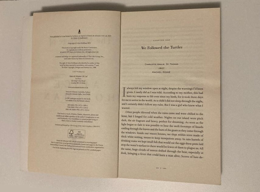 The marriage of opposites - Alice Hoffman (First UK edition)