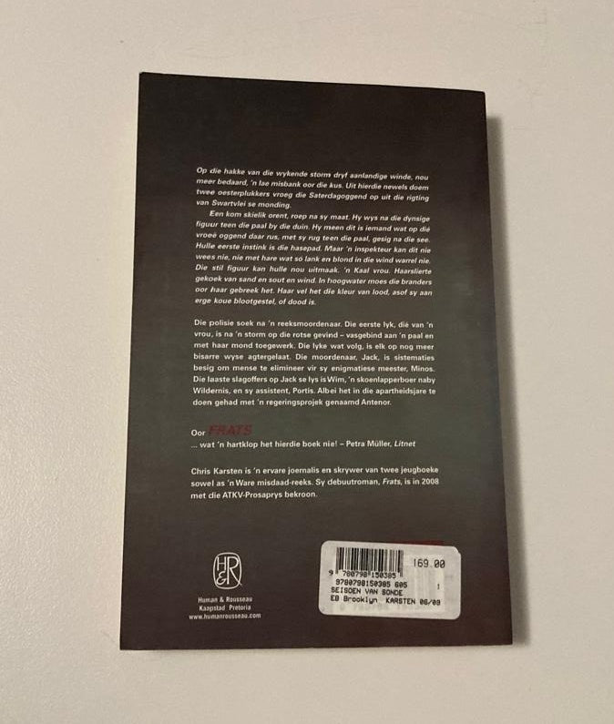 Seisoen van sonde - Chris Karsten (First edition)