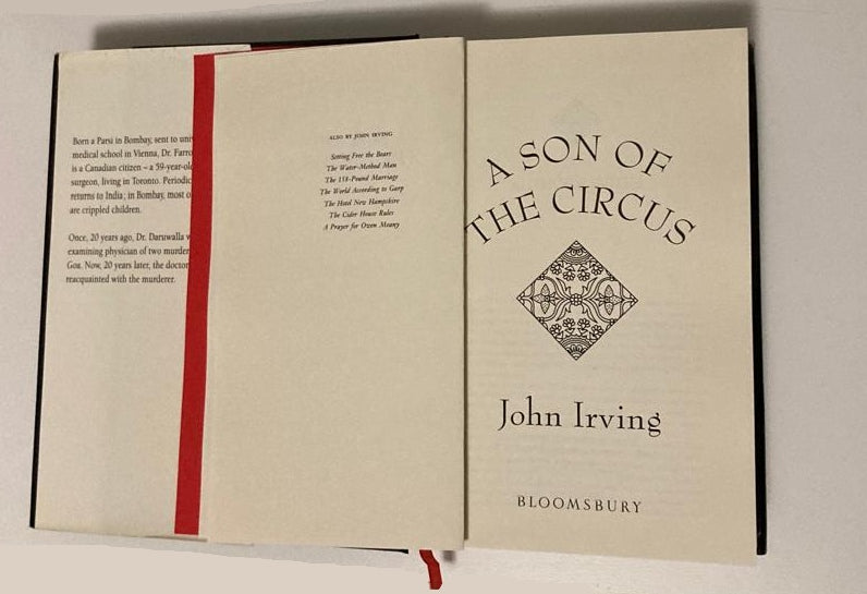 A son of the circus - John Irving (First UK edition)