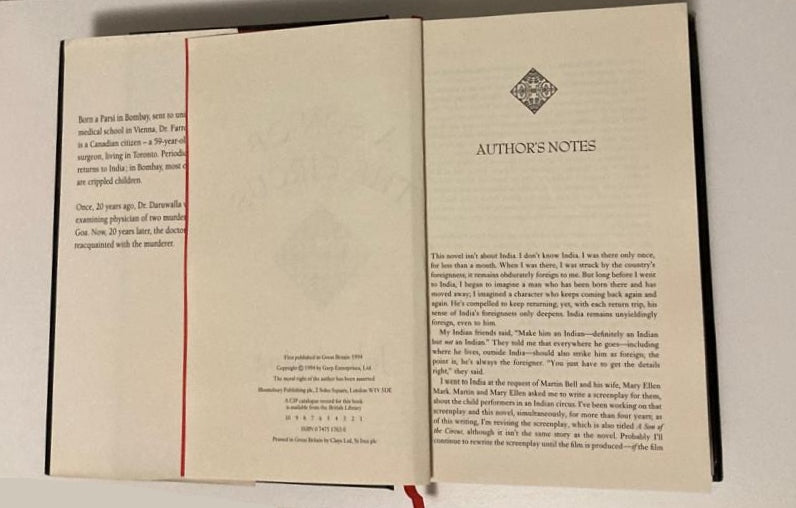 A son of the circus - John Irving (First UK edition)
