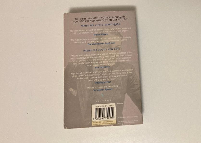 T.S. Eliot: An imperfect life - Lyndall Gordon