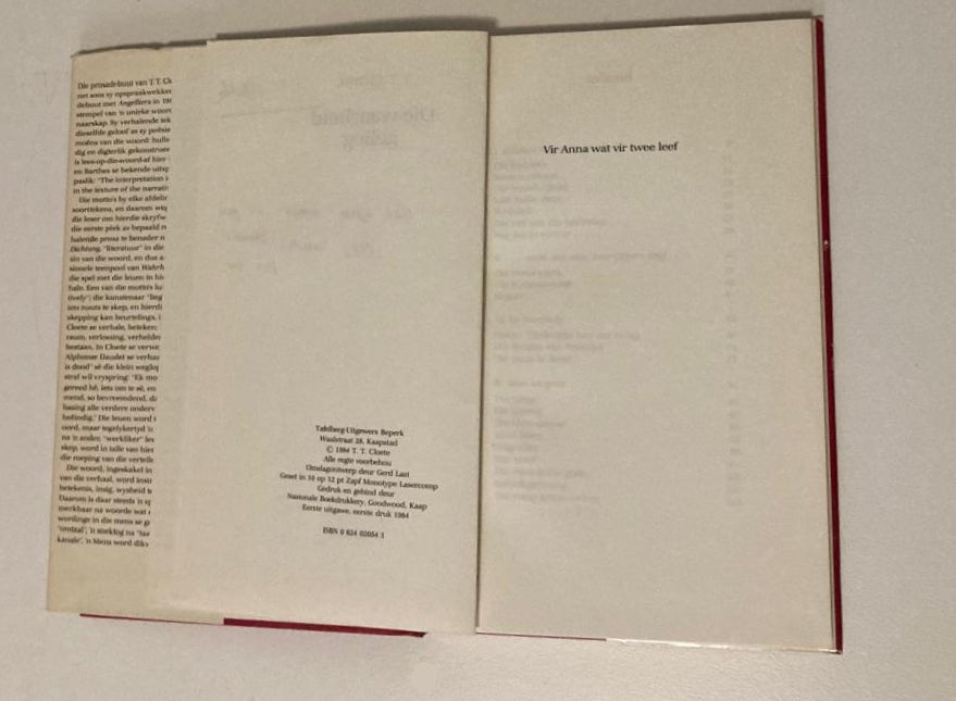 Die waarheid gelieg - T.T. Cloete (First edition)