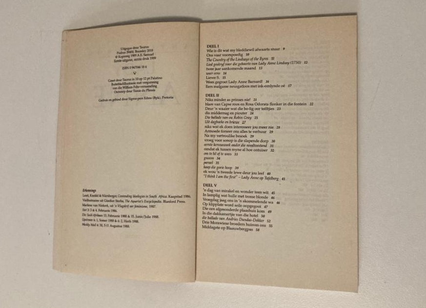 Lady Anne - Antjie Krog (First edition)