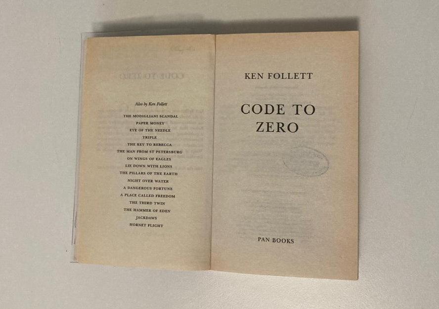 Code to zero - Ken Follett