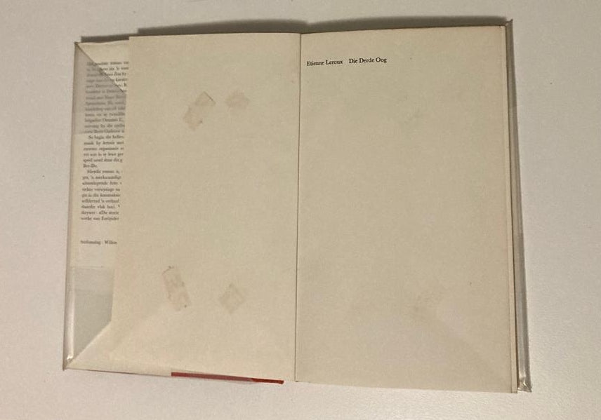 Die derde oog - Etienne Leroux (First edition)