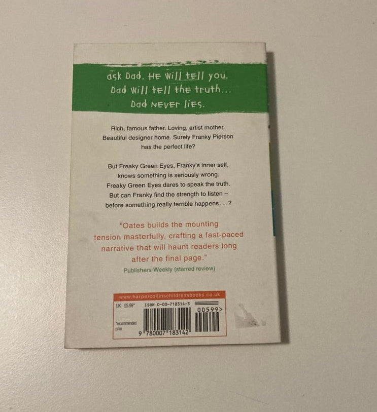 Freaky green eyes - Joyce Carol Oates