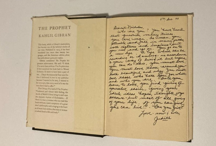 The prophet - Kahlil Gibran