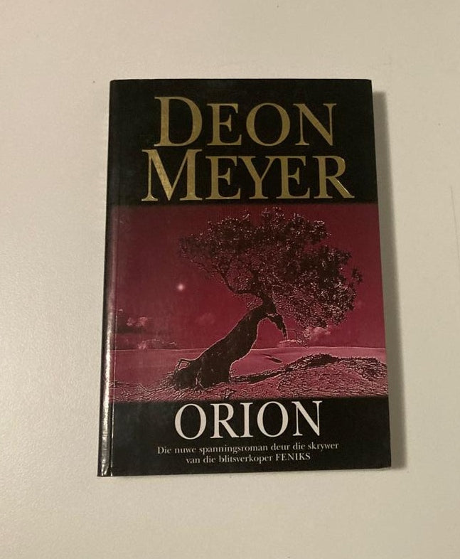 Orion - Deon Meyer (First edition)